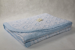 Покрывало 270х270 Old Florenсe Фантазия голубое Италия