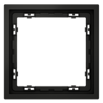 Рамка пластиковая VOLTUM S70 на 1 пост, (черный матовый)