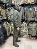 Костюм демисезонный Барс CITY Исландия — утеплённый, тёмный хаки