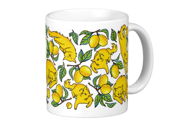 Кружка "Лимонные коты"