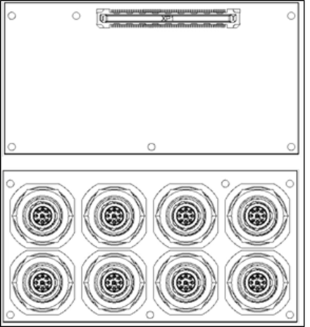 Плата IO PCIe_to_8xETH_СНЦ144