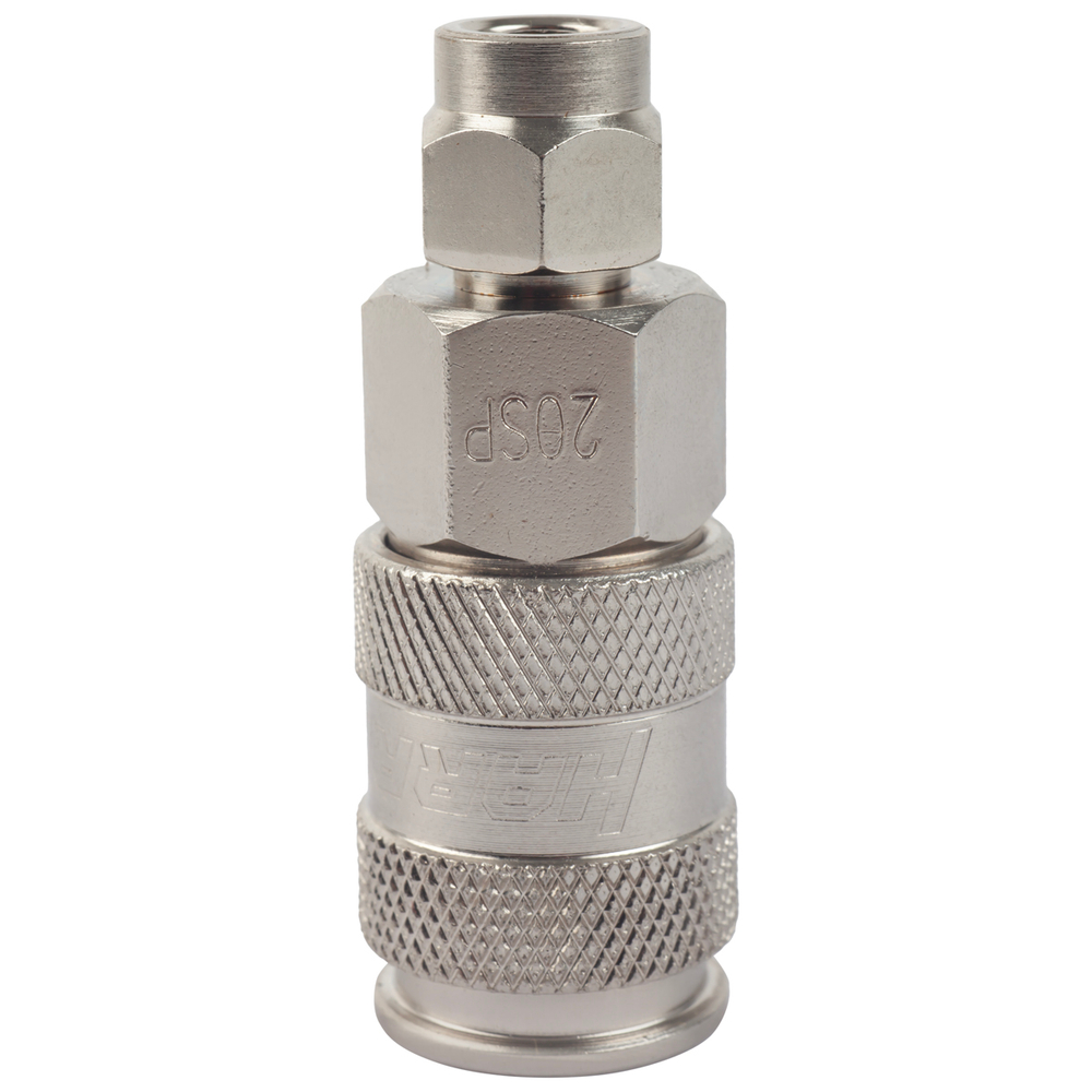 HRS-20SPA Harrison Пневматическое быстроразъёмное соединение с обжимным креплением PU шланга Ø 5х8 м