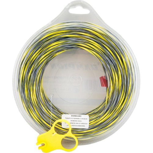 Леска CHAMPION Tornado 2.4мм*68м (витой квадрат)   C7051