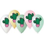 Шар (14"/36 см) Кактус 3цв 25 шт.