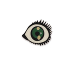 Глаз / Eye Pin-up, brooch, Green