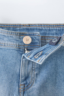 ZARA ДЖИНСЫ MARINE, СИНИЙ