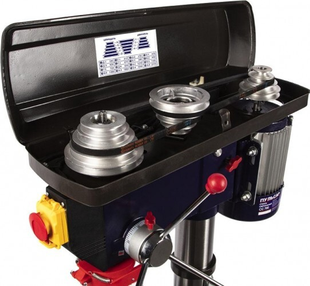 Станок сверлильный ПУЛЬСАР СС 700 + тиски 793-442