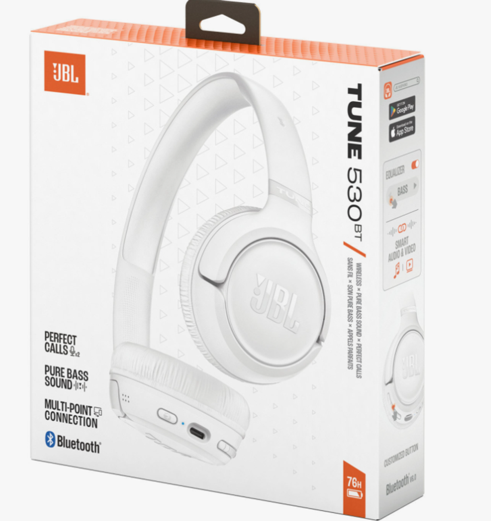 Беспроводные наушники JBL Wave Tune 520BT White