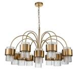 Подвесная люстра Indigo ELEGANZA 12019/A/12P Brass V000324