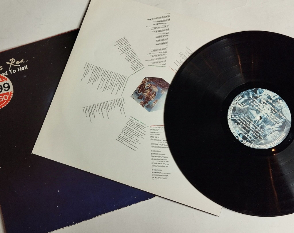Винтажная виниловая пластинка LP Chris Rea The Road To Hell (Germany 1989)