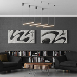 359346 KONST NT24 048 черный Светильник линейный светодиодный IP20 LED 12W 170-265V 4000K 960Лм VITZ