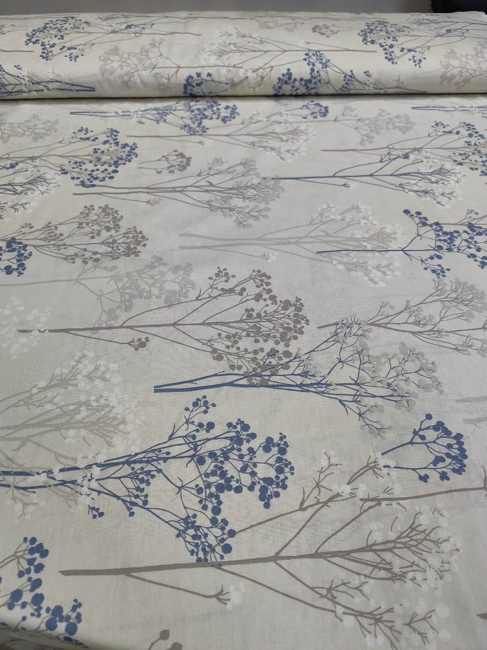 Поплин / Вереск светлый