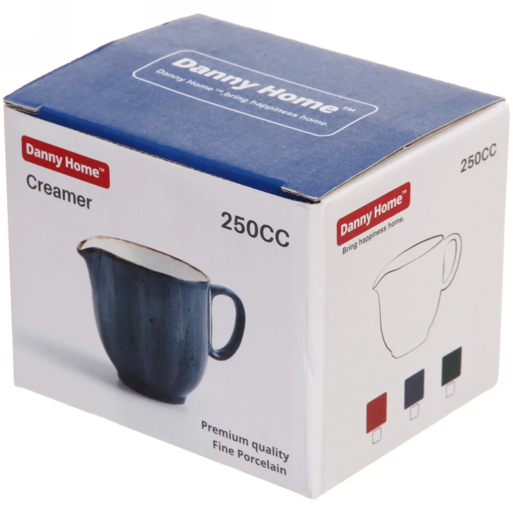 Молочник керамический 350мл «Corsica blue» 12,5*8,4см