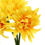 Цветы искусственные «Natur» 34см Хризантемы 3шт желтые