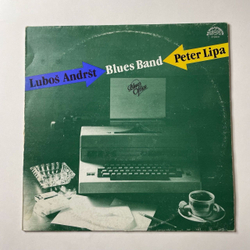 Винтажная виниловая пластинка LP Peter Lipa and Lubos Andrst Blues Band Blues Office (Чехословакия 1988)