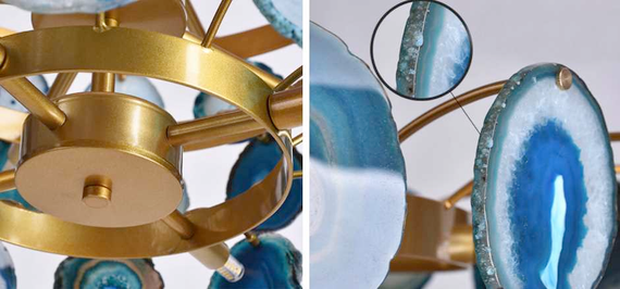 Подвесная люстра Imperium Loft Agate Burst 74968-22