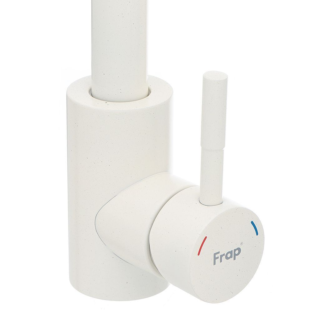 Смеситель для кухни, Frap, с картриджем, бел, F40899-1