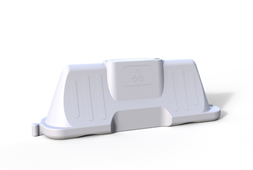 Дорожный блок 2000/011 "Оптимум" белый ЭкоПром(2000x500x700см;Белый) - арт.557221