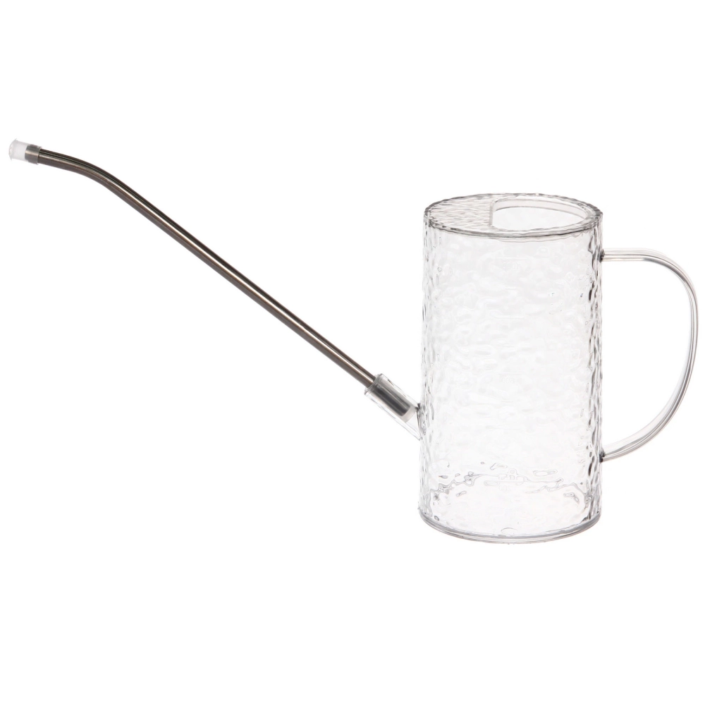 Лейка для растений 1л «Роса» с прикорневым поливом, прозрачная ДоброСад