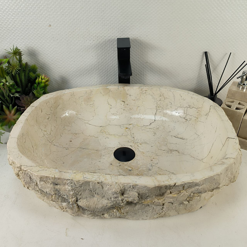 Раковина из мрамора Erozy Cream EM-65029 60*46*15 0877