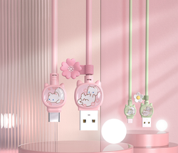 Кабель MICRO USB "Flowers Sugar"