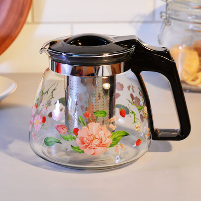 Чайник заварочный 0,9л с рисунком, 202464