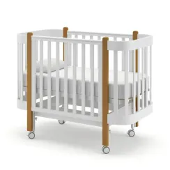 Детская кроватка с продольным маятником Гандылян Молли Белый Бук