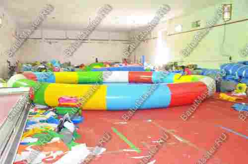 Круглый надувной бассейн «Разноцветный», 12*12*0,65 м