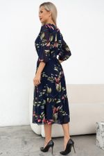 Платье Хелен (темно синий)-52р-р Р11-2075/9 Nikol