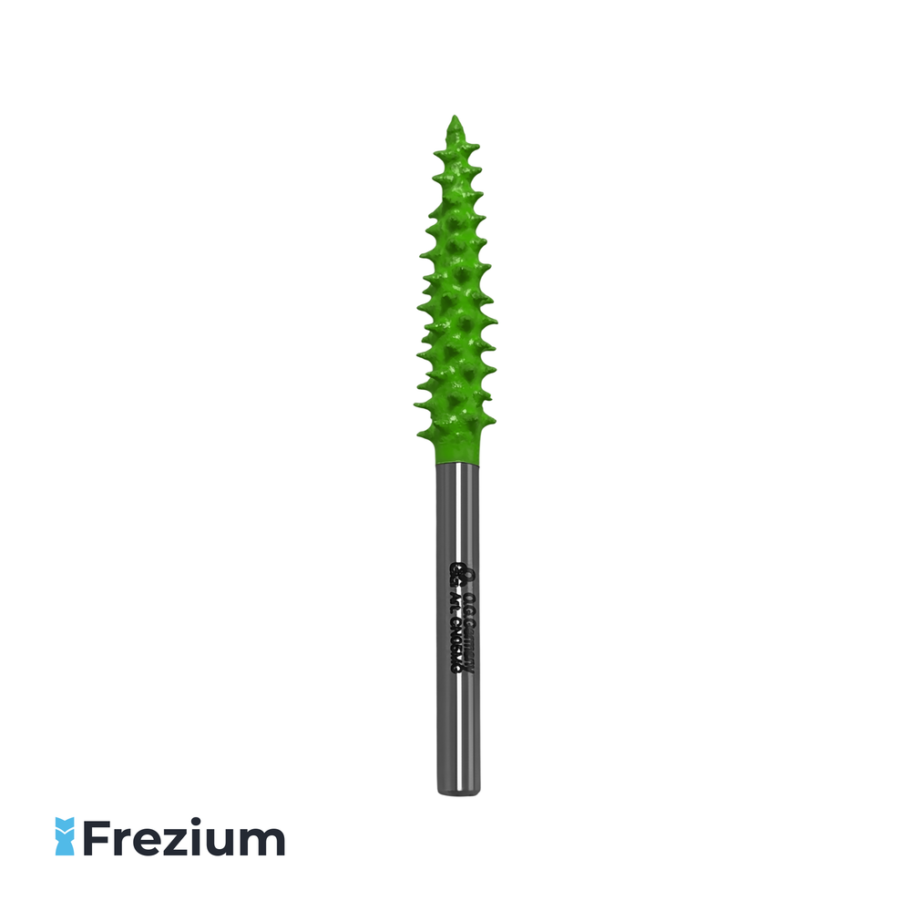 Борфреза твердосплавная по дереву пика "O.G.Germany" 6.2x3.175x24.5x49.5 Средняя Зернистость; CN05MG