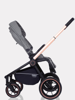 Коляска детская MOWBaby "ZOOM"PU (3в1) RA087 Silver Grey