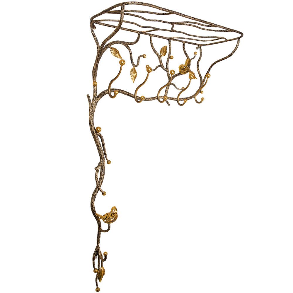 Вешалка настенная Терра кованая Амбер