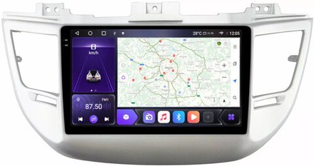 Магнитола для Hyundai Tucson 2016-2018 - Carmedia OL-9705 QLed+2K, Android 12, ТОП процессор, CarPlay, SIM-слот