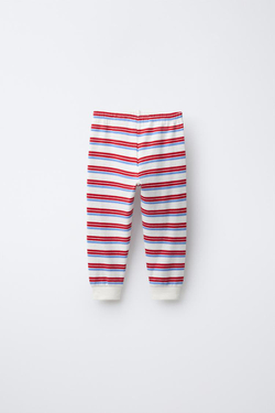 ZARA ПИЖАМА В ПОЛОСКУ, ЭКРЮ