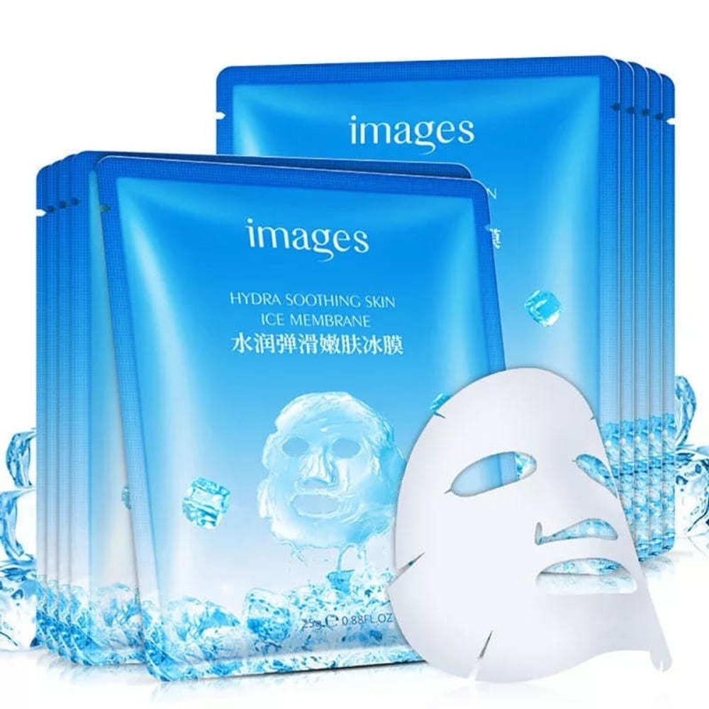 Маска для лица Images Hydra Soothing Skin Ice Membrane тканевая охлаждает питает 25 мл