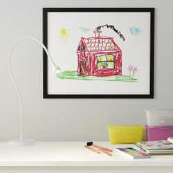 IKEA FISKBO  (ИКЕА ФИСКБО)  -  Рамка, черная, 40x50 см