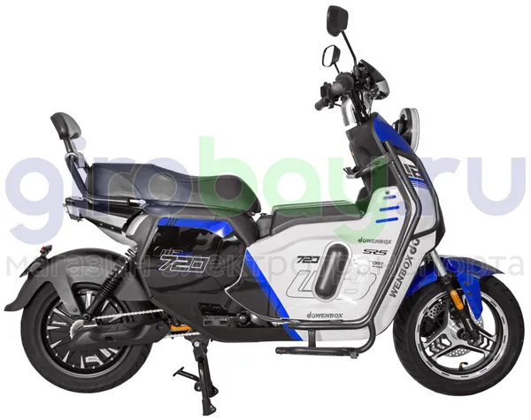 Электроскутер WENBOX U7 1500W (52V/72Ah) - Синий фото №5