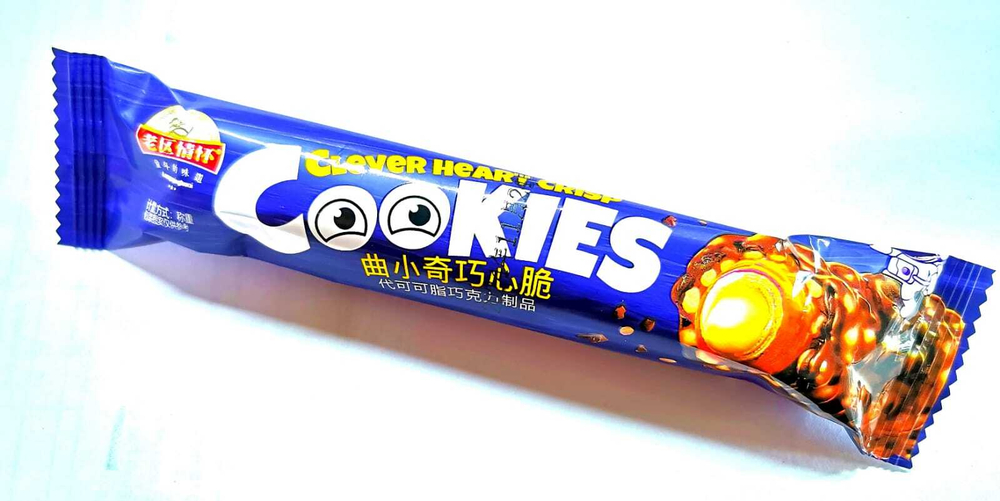 Шоколадный батончик CooKIES 23гр синий