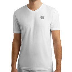 Мужское теннисное поло BIDI BADU Ted Tech T-Shirt Men - White, Black