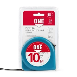 Рулетка измерительная Smartbuy OneTools, 10мх25мм, пластиковый корпус, фиксатор, усиленный зацеп