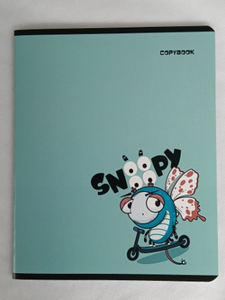 Тетради 48 листа А5+. "СНУУУУПИ", общая, клетка. Формат А5+ (163*203 мм). Арт.120009. С полями. Комплект 5 шт.