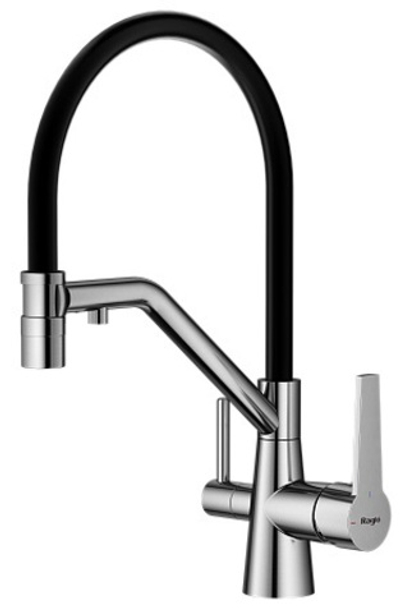 Смеситель для кухни со съемным изливом на магните и подключением фильтра питьевой воды R80.62.05