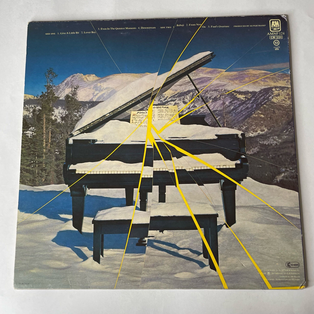 Винтажная виниловая пластинка LP Supertramp Even In The Quietest Moments (Нидерланды 1983)