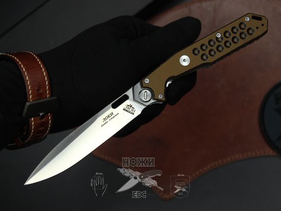 Складной нож НОКС Локи К 346-109407 c клинком из стали D2, рукоять G10