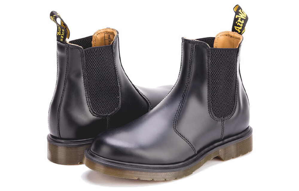 Dr.Martens Martin Leather Comfort Casual Short Cartridge Martin Boots Male and Female Black