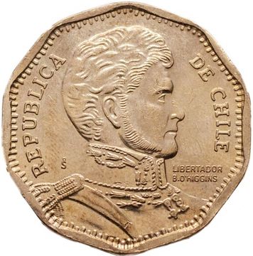 50 песо 1981-2024 Чили