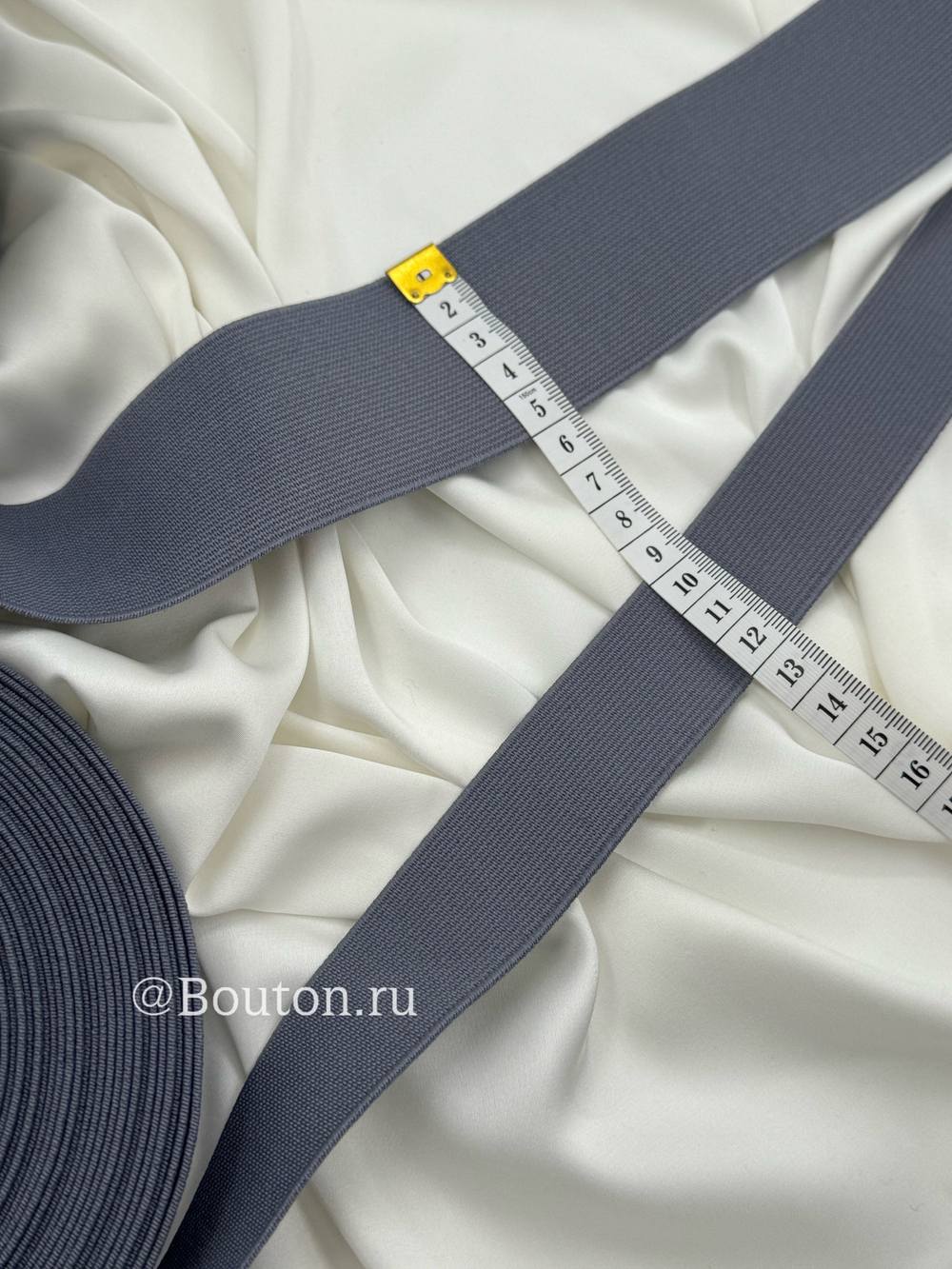 Резинка серо-голубая