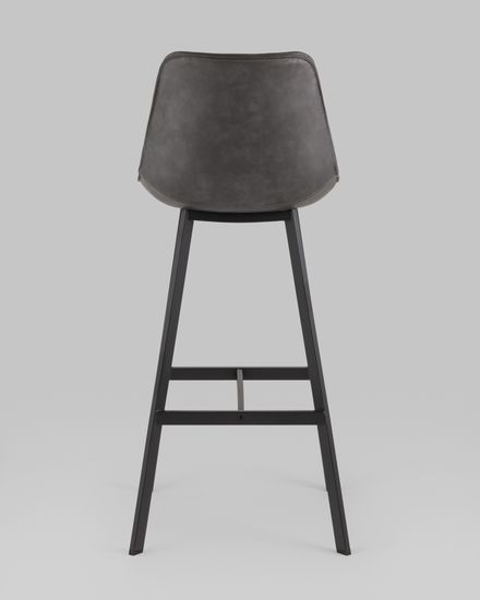 Стул барный TEXAS экокожа серый