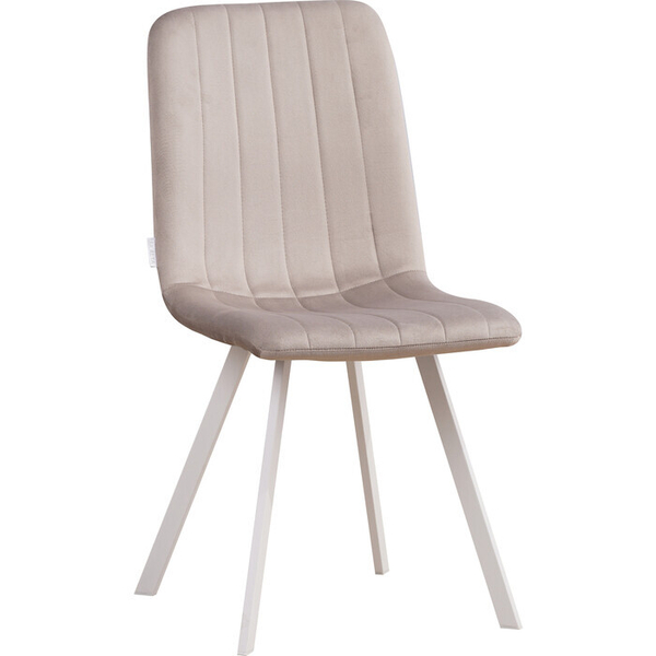 Стул Barcelona line square W серо-бежевый