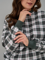 Костюм с брюками КБ-90М/хаки-клетка